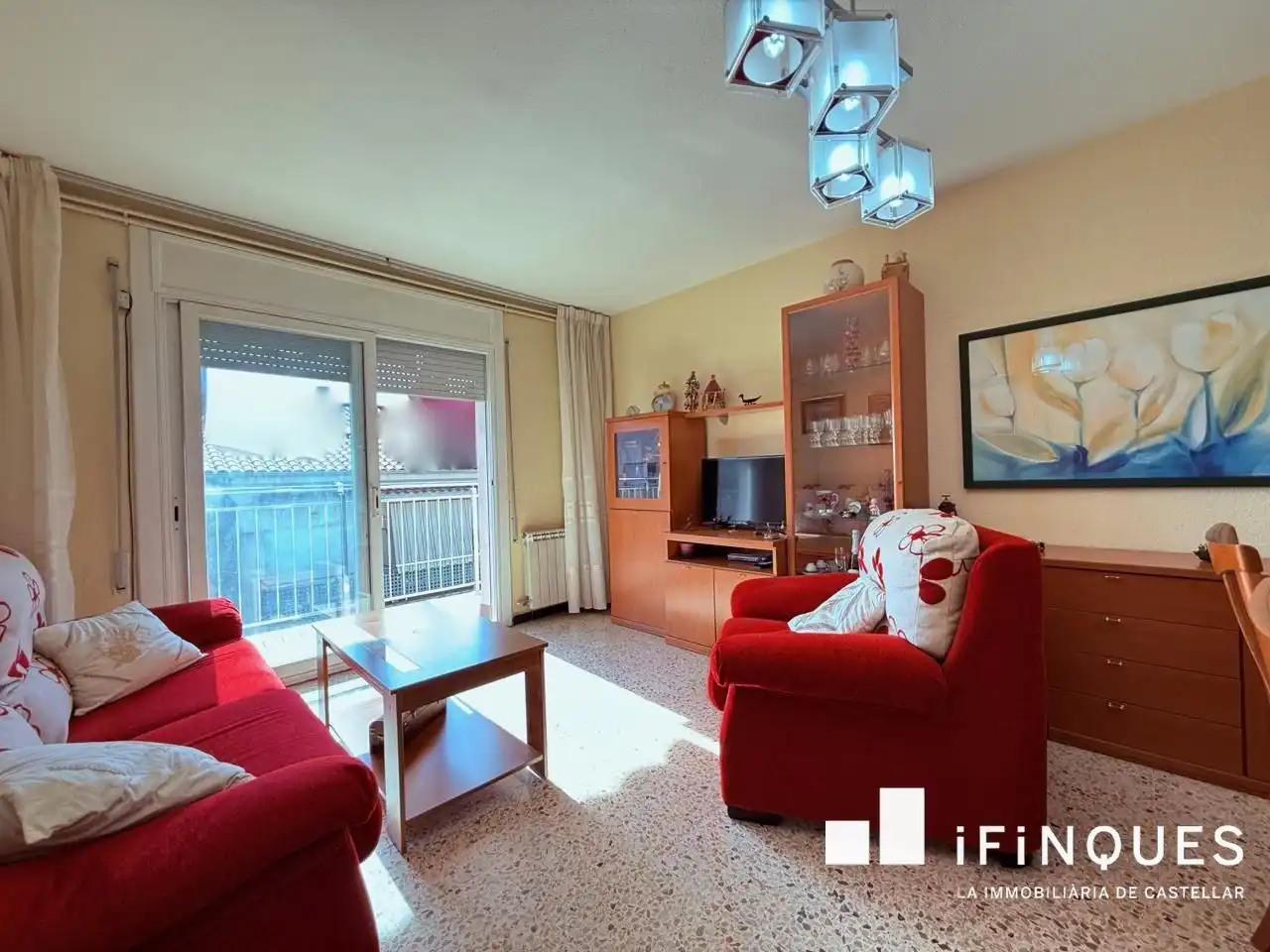 Sala de estar de Piso en venta en Castellar del Vallès con Aire acondicionado, Calefacción y Balcón