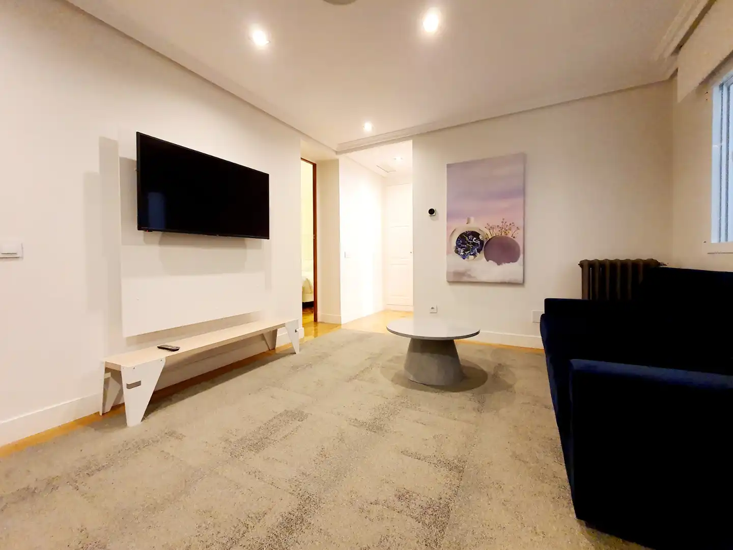 Wohnzimmer von Wohnungen zur Miete in Madrid mit Klimaanlage, Heizung und Möbliert