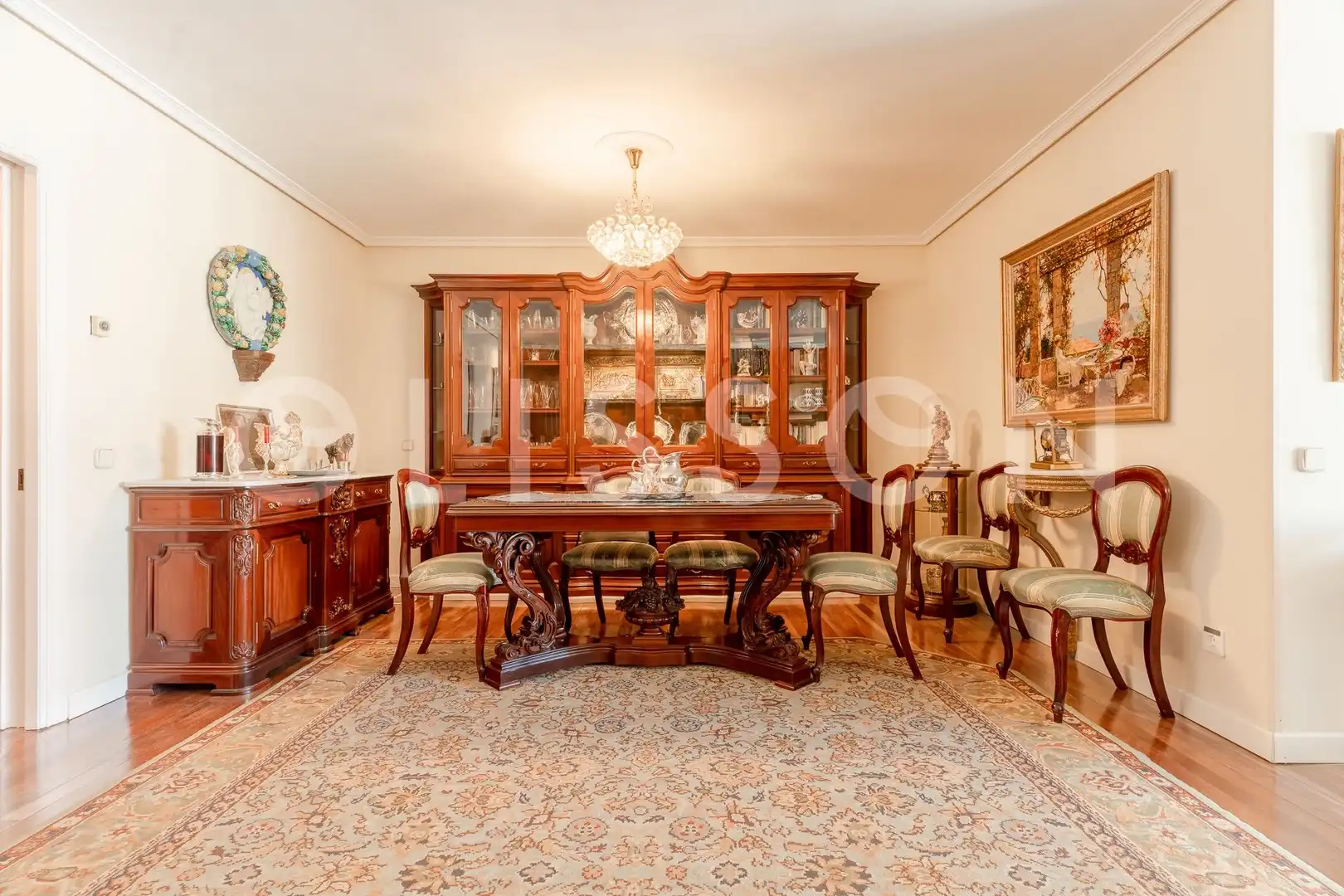 Dining room of Flat for rent in Madrid  with Storage room and Community pool