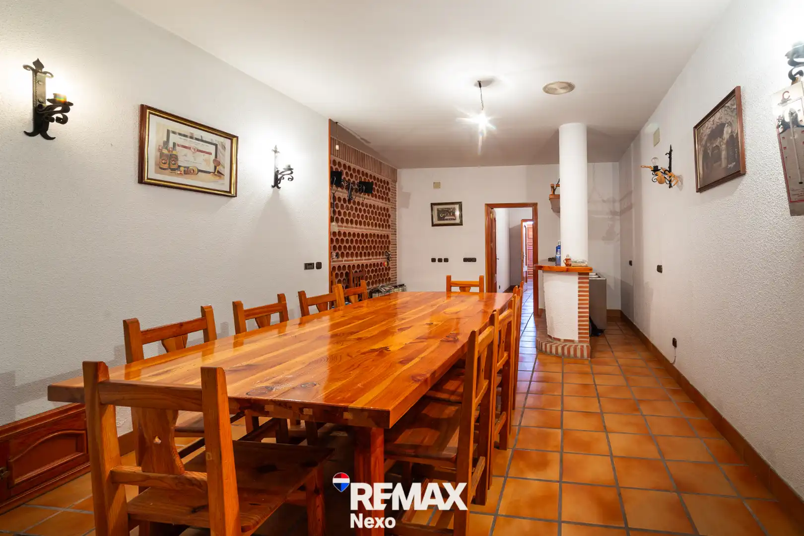 Comedor de Casa adosada en venta en Villaverde de Íscar con Aire acondicionado, Calefacción y Jardín privado