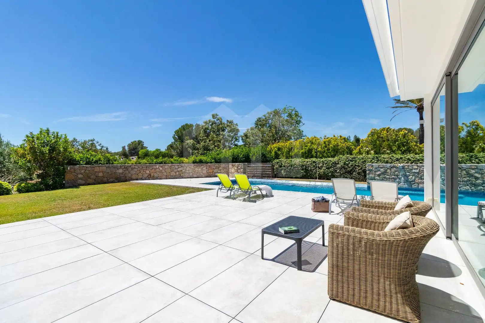 Terraza de Casa o chalet en venta en Mont-roig del Camp con Aire acondicionado, Calefacción y Jardín privado
