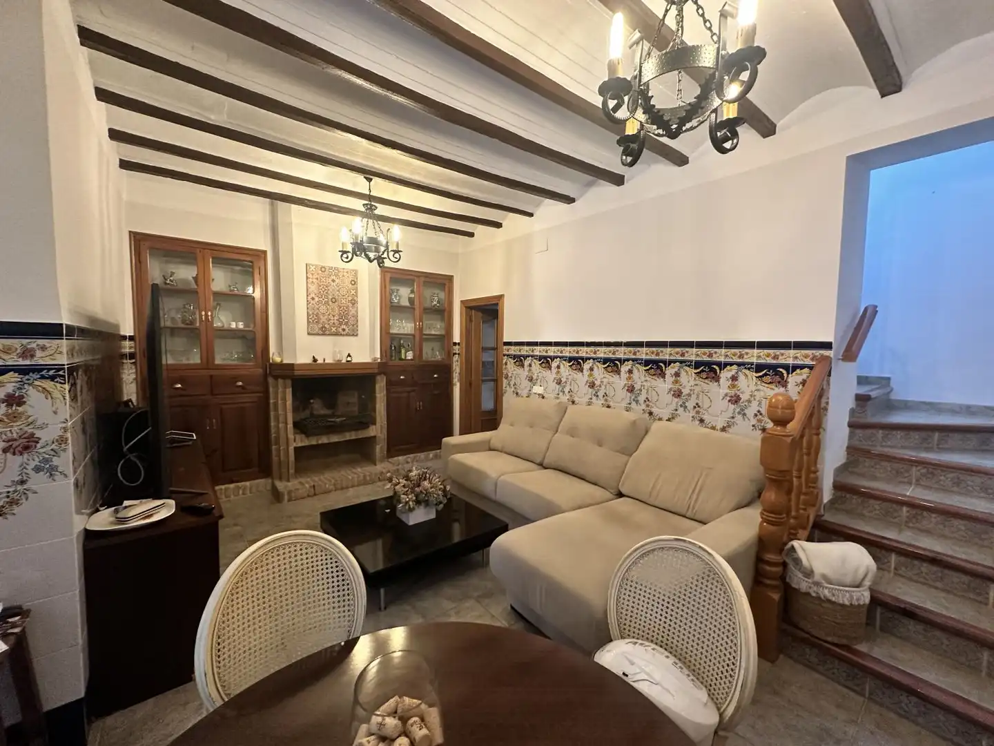 Sala d'estar de Casa o xalet en venda en Algar de Palància amb Calefacció, Terrassa i Balcó