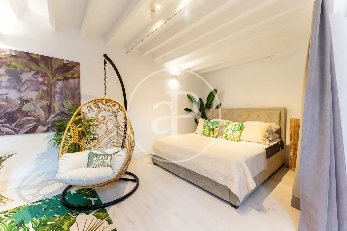 Schlafzimmer von Haus oder Chalet zum Verkauf in  Palma de Mallorca mit Klimaanlage, Heizung und Terrasse
