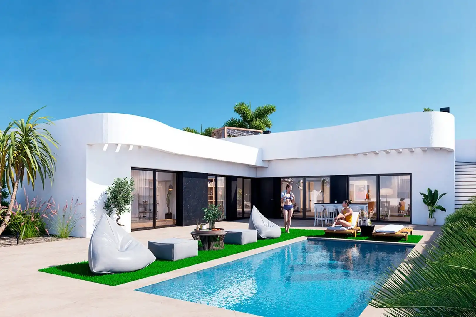 Chalet con piscina en venta en La Finca Golf Resort, imagen 4