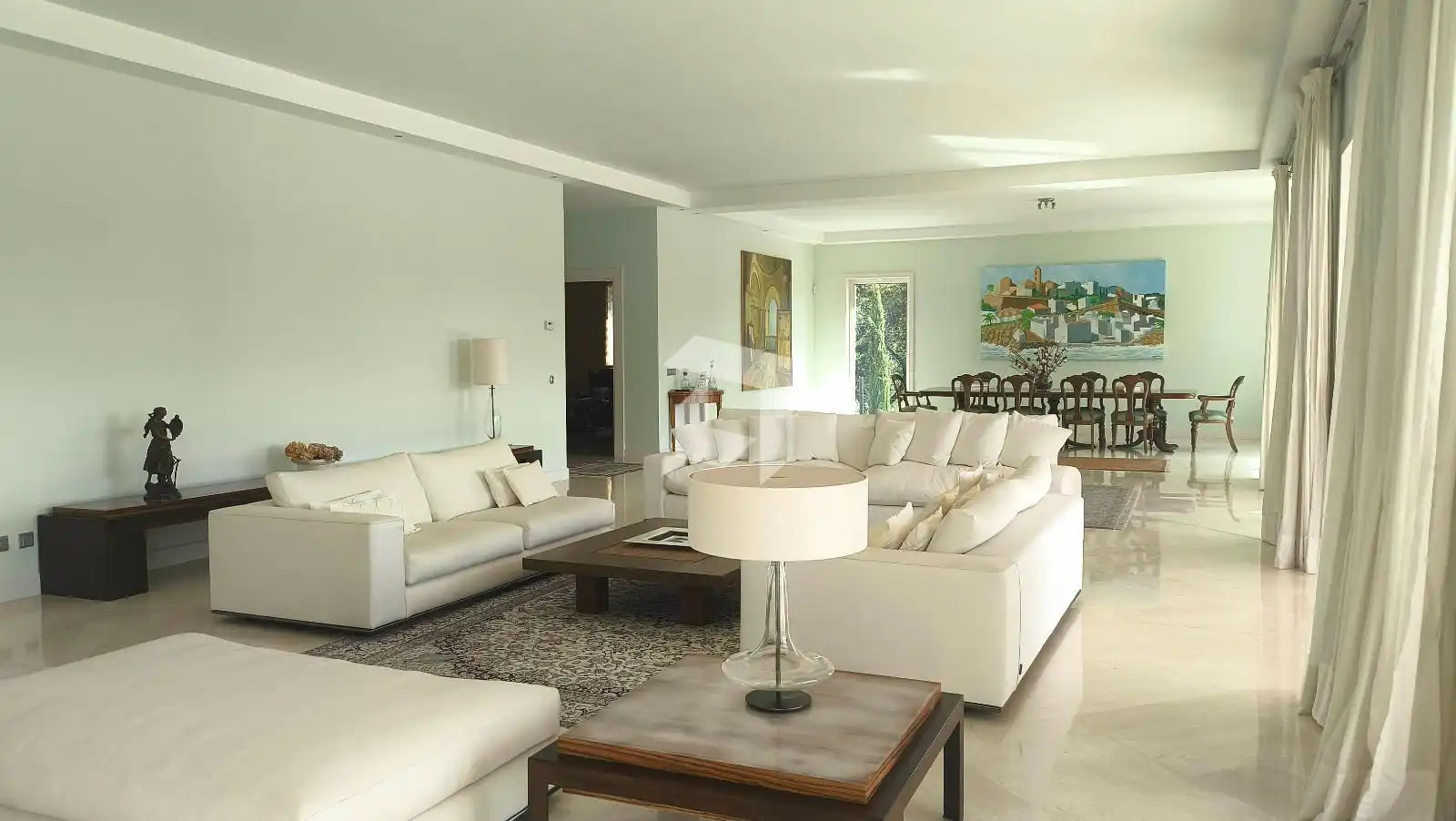 Sala de estar de Casa o chalet en venta en Las Rozas de Madrid con Aire acondicionado, Calefacción y Terraza