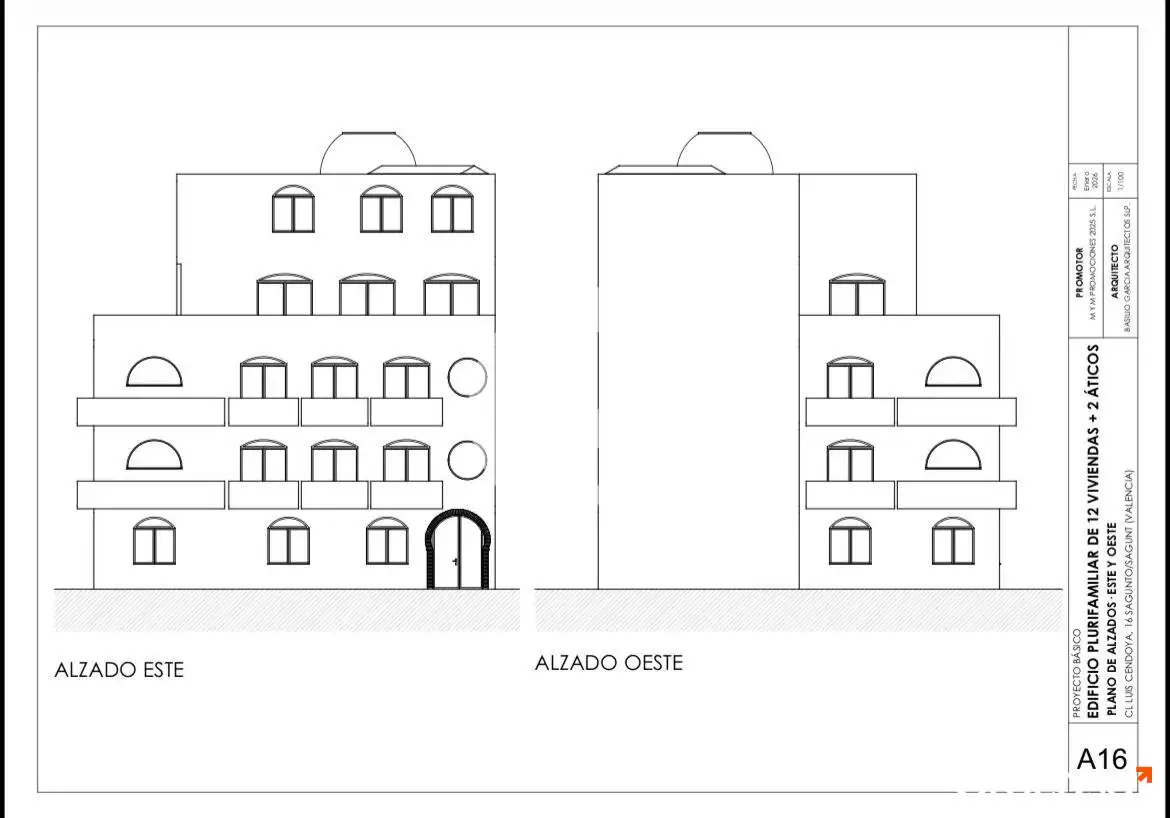 Exterior view of Flat for sale in Sagunto / Sagunt  with Heating and Oven