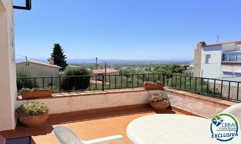 Terrace of Houses for sale in Roses  with Private garden, Terrace and TV