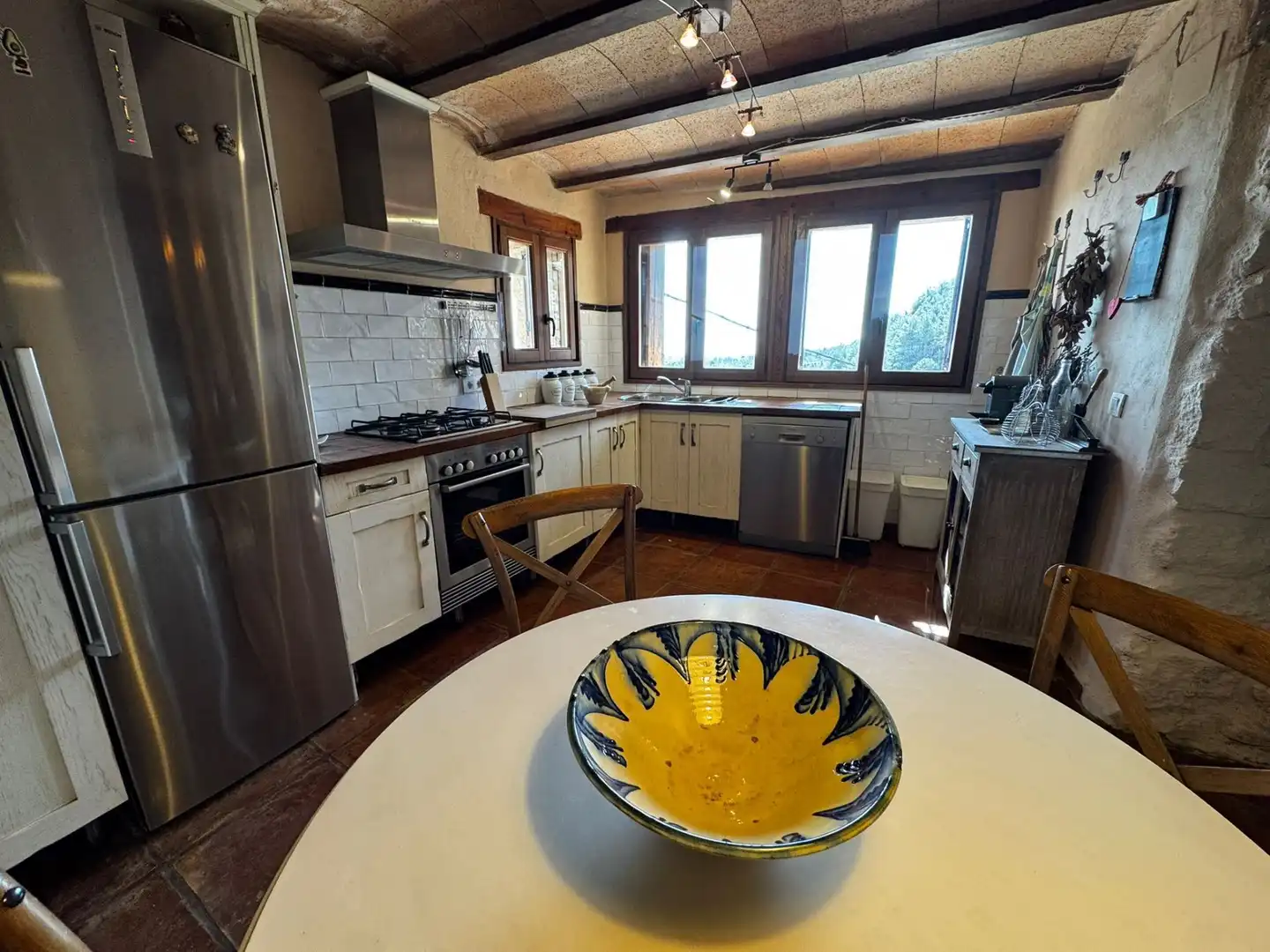 Cocina de Finca rústica en venta en La Pobla de Benifassà con Calefacción, Jardín privado y Terraza