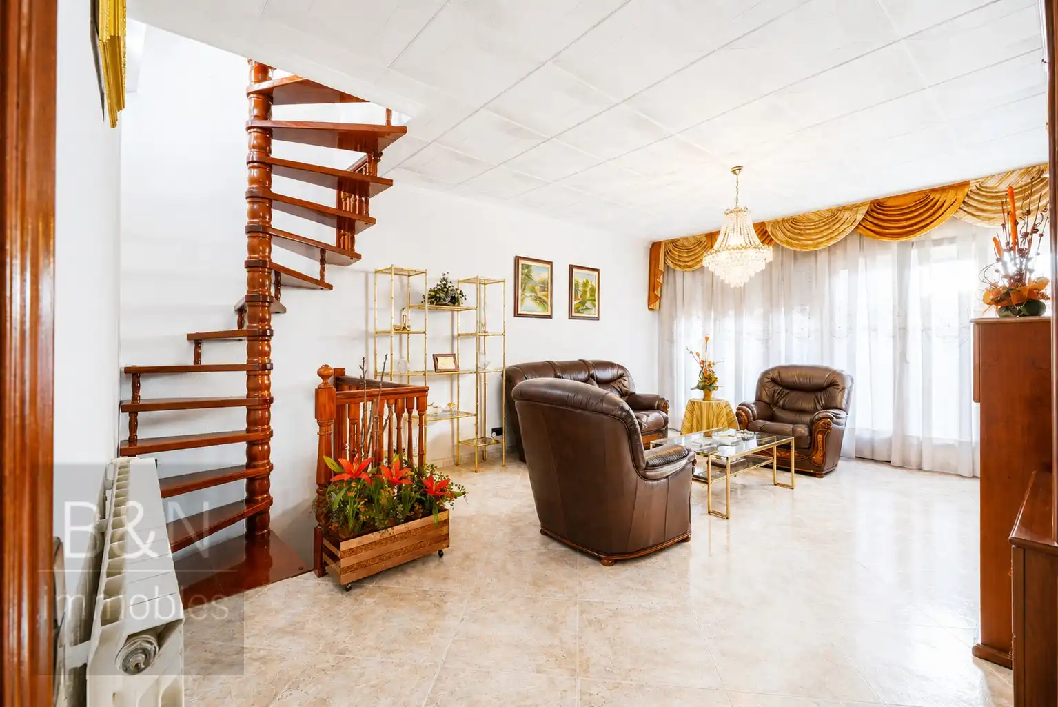 Sala de estar de Casa o chalet en venta en Terrassa con Calefacción y Terraza