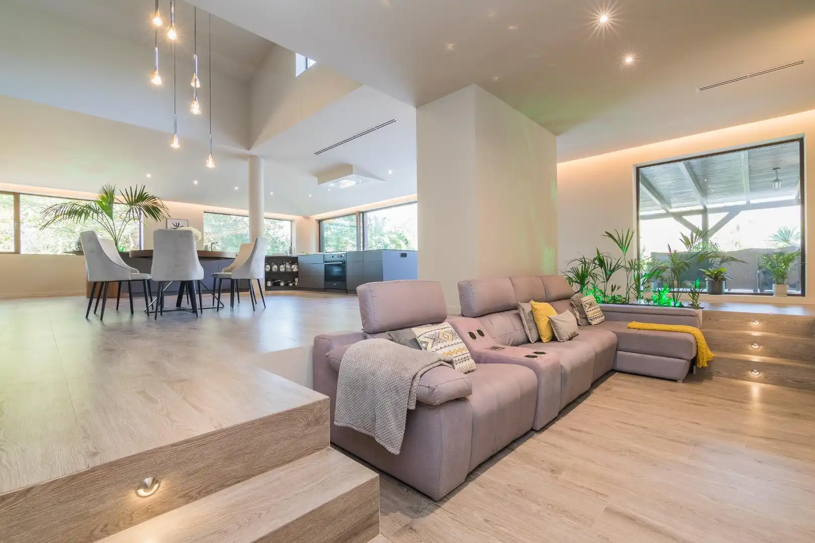 Sala d'estar de Casa o xalet en venda en Aspe amb Aire condicionat, Calefacció i Jardí privat