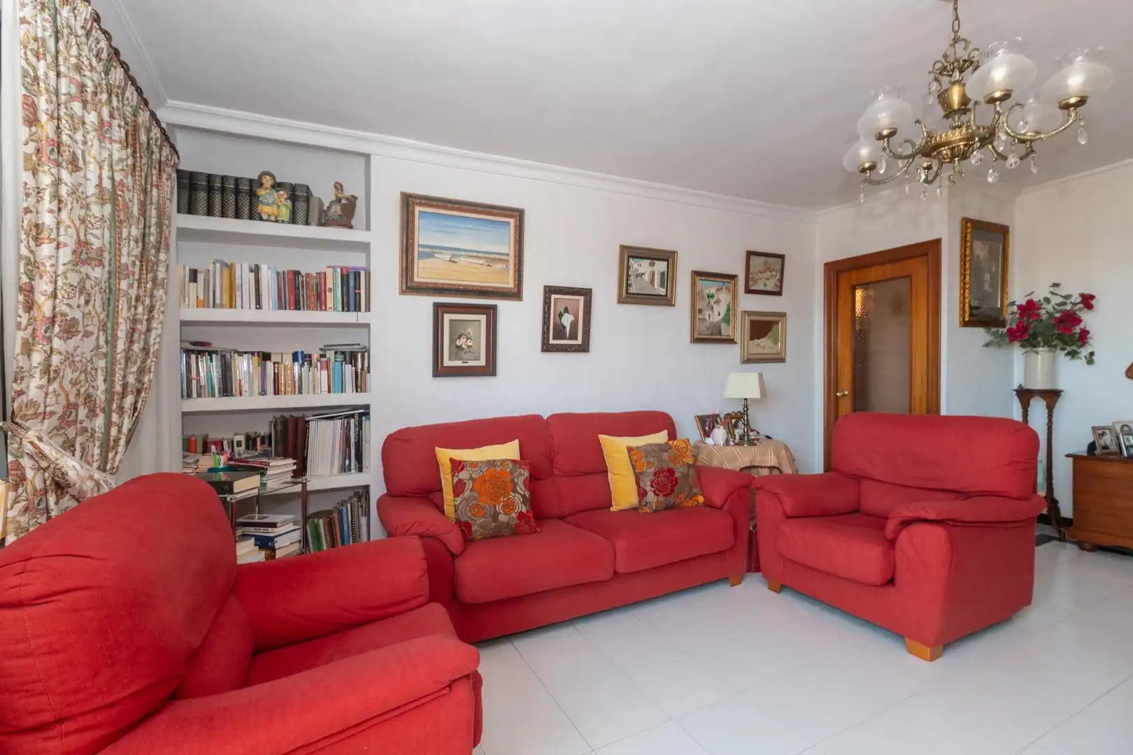 Sala d'estar de Pis en venda en Málaga amb Aire condicionat