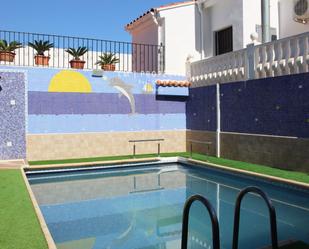 Swimming pool of House or chalet for sale in Tous  with Air Conditioner, Terrace and Swimming Pool