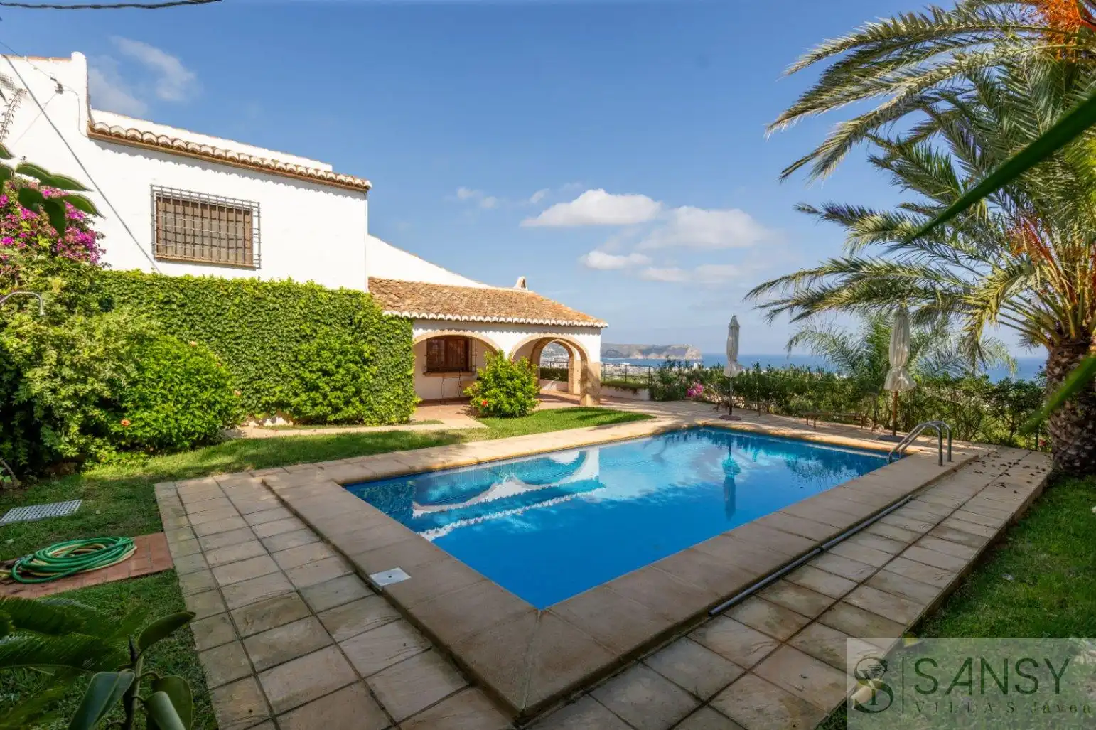 Garden of Houses for sale in Jávea / Xàbia  with Heating and Swimming Pool