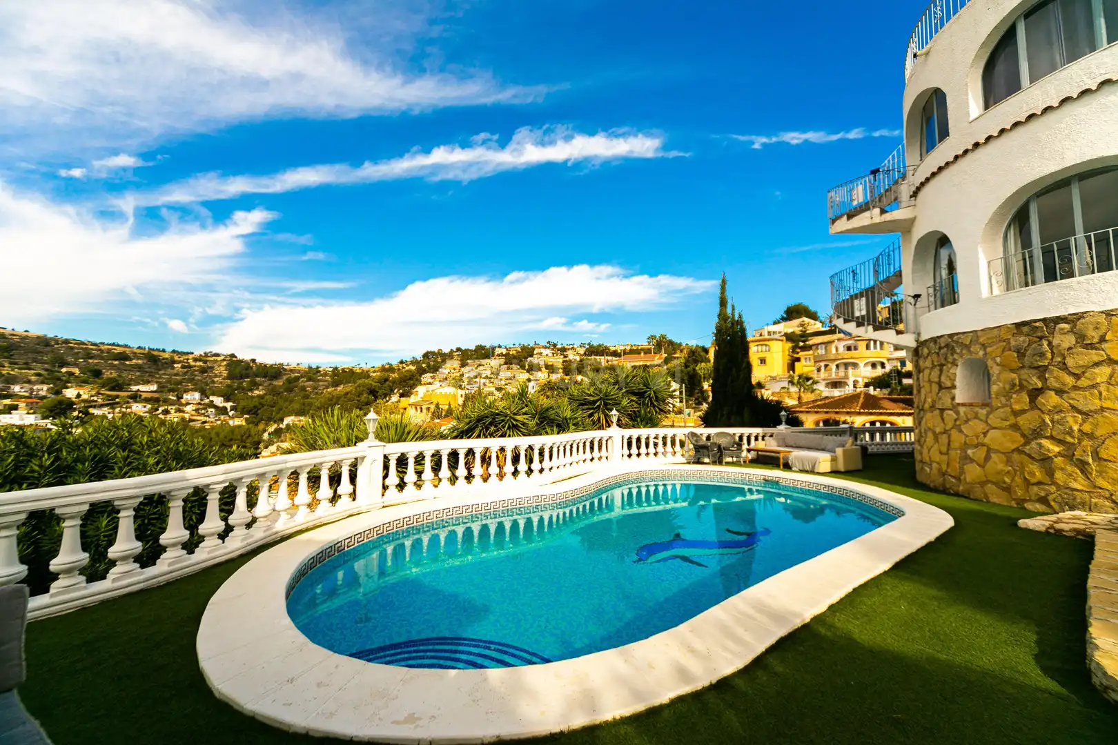 Piscina de Apartamento de alquiler en Benissa con Aire acondicionado, Trastero y Piscina