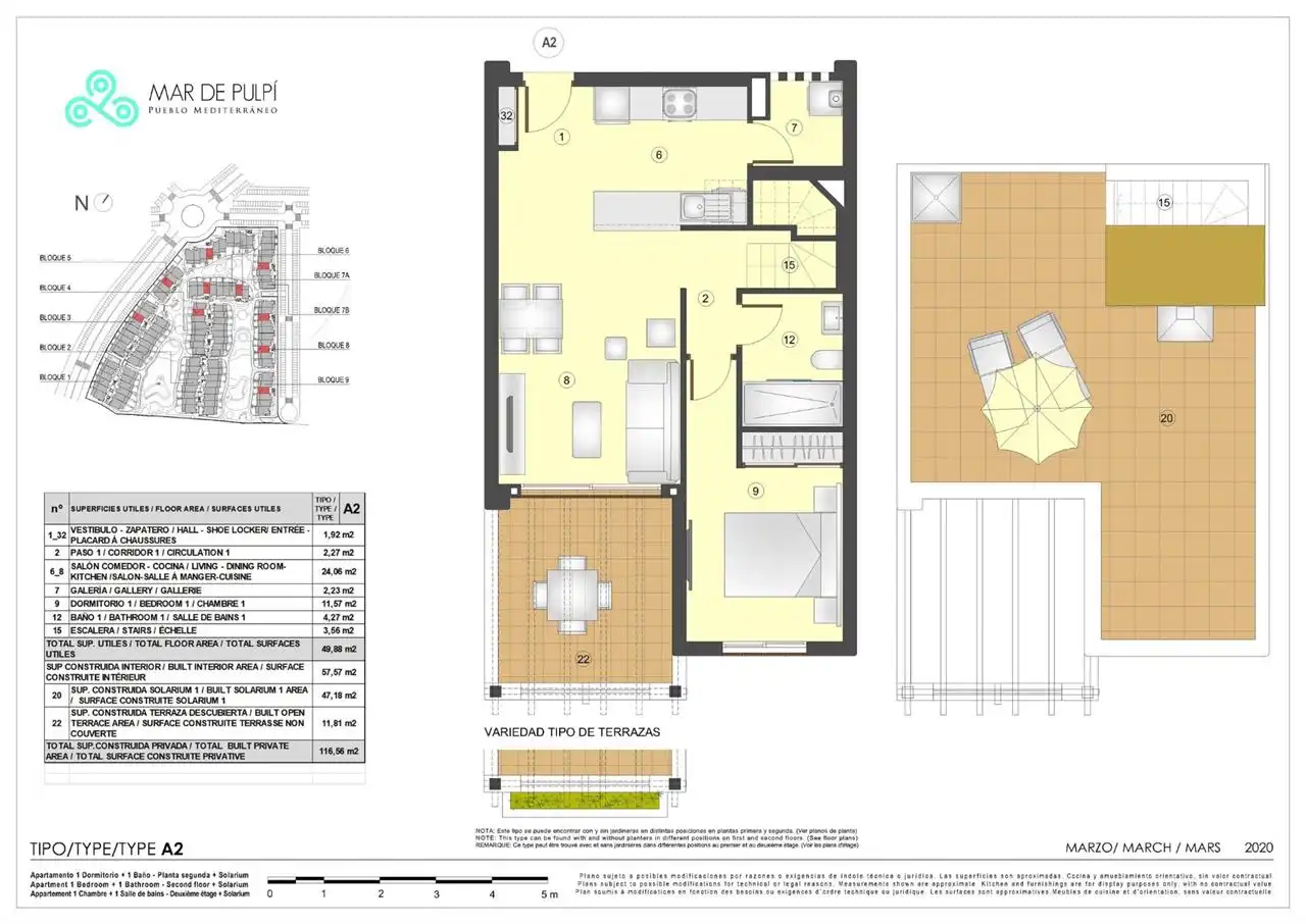 Attique avec piscine à vendre à San Juan de los Terreros, imagen 2