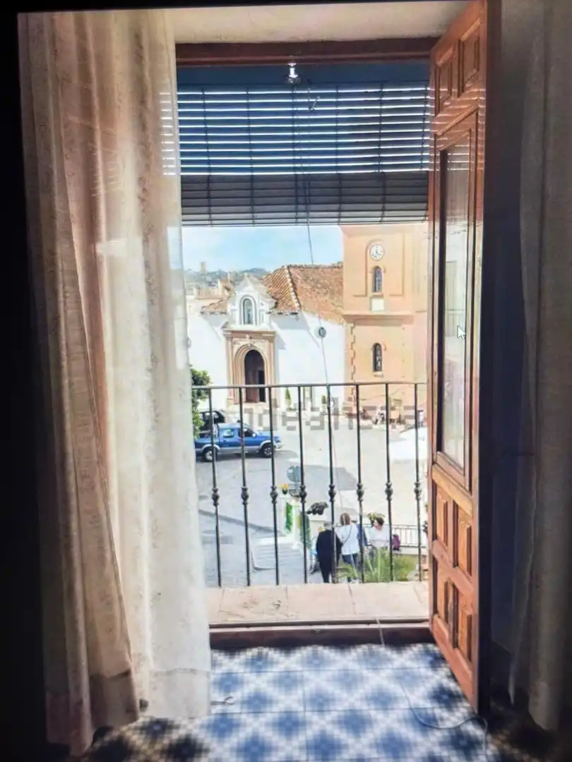 Vista exterior de Casa adosada en venda en Cómpeta amb Piscina