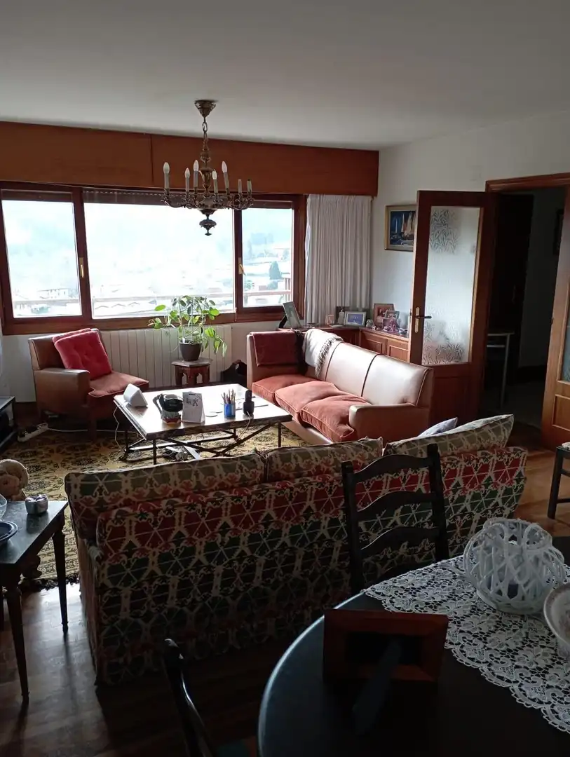 Sala de estar de Casa adosada en venta en Arrankudiaga / Zollo con Calefacción, Jardín privado y Terraza