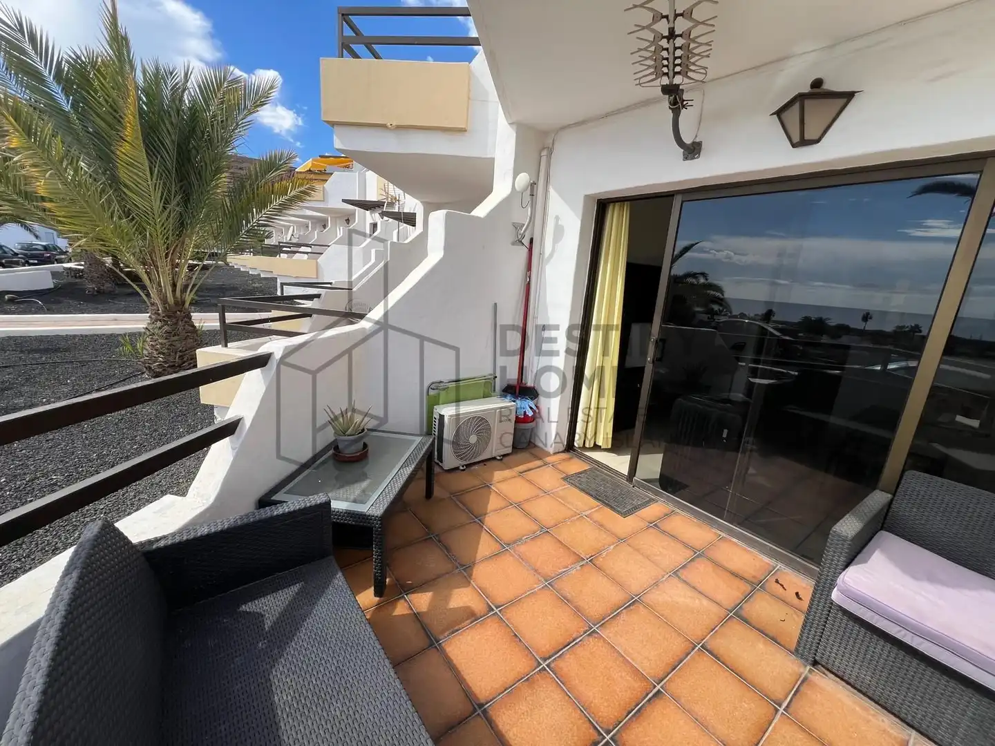 Terrasse von Wohnungen zum Verkauf in Tuineje mit Terrasse, Möbliert und Gemeinschaftspool