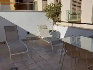 Terrace of Flat for rent in Almería  with Air Conditioner, Heating and Terrace