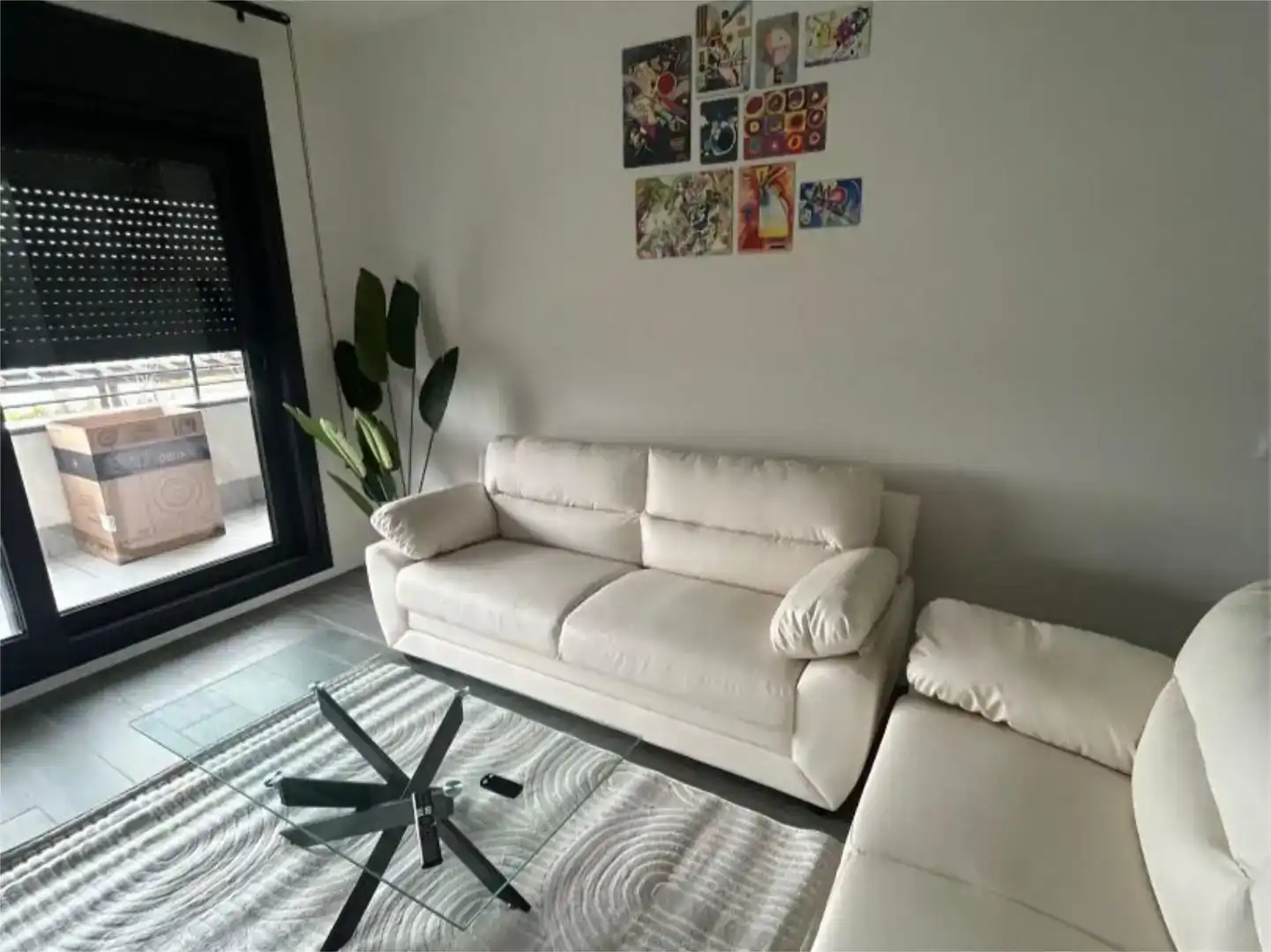Sala d'estar de Pis en venda en Humanes de Madrid amb Aire condicionat, Jardí privat i Traster