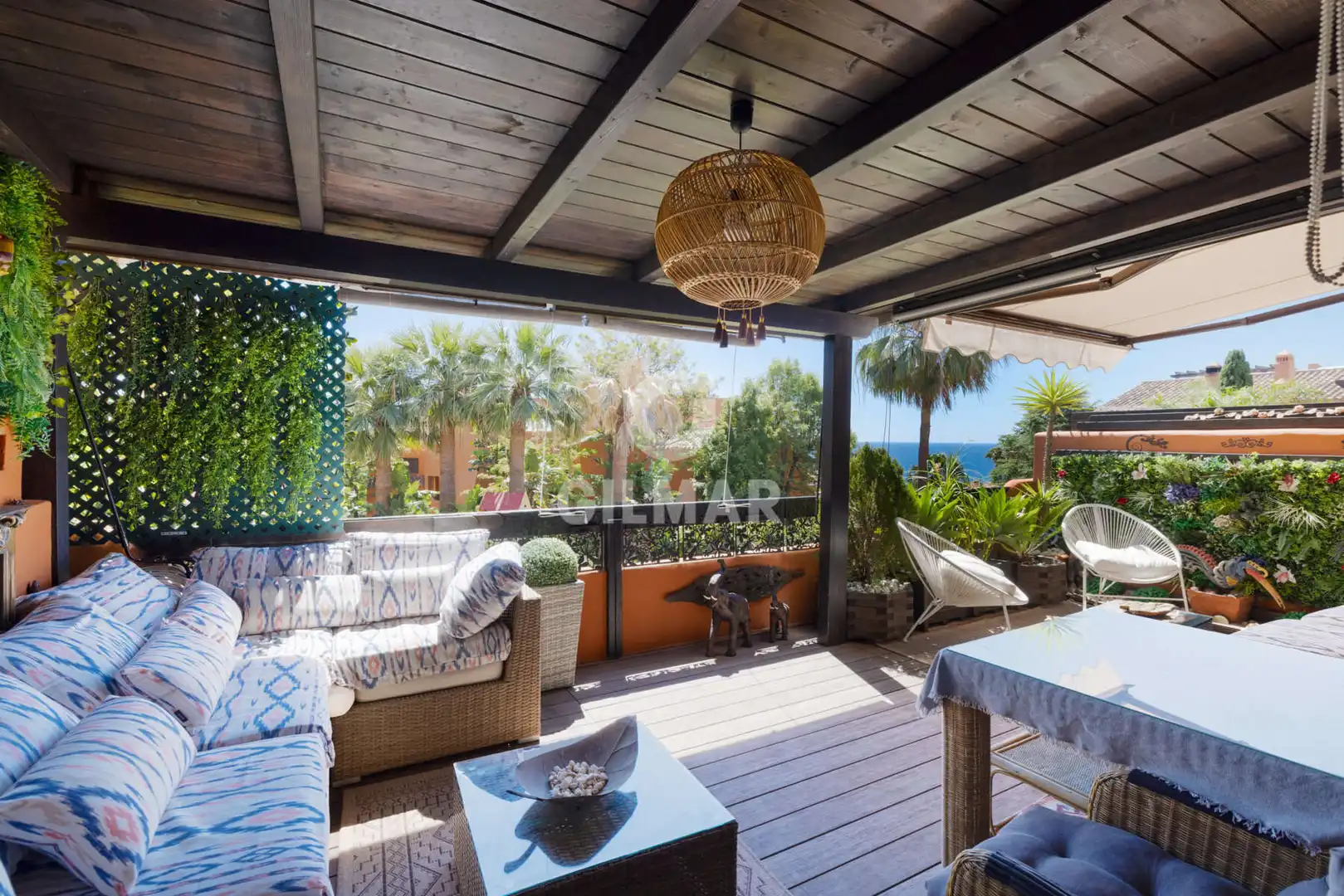 Terraza de Apartamento en venta en Estepona con Calefacción, Jardín privado y Trastero