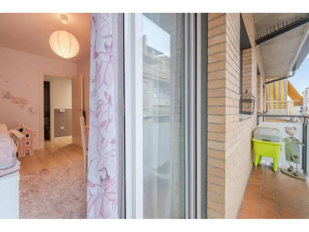Balcony of Flat for sale in Girona  with Heating, Parquet flooring and Storage room