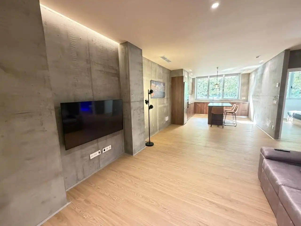Sala de estar de Loft en venta en Ibaeta