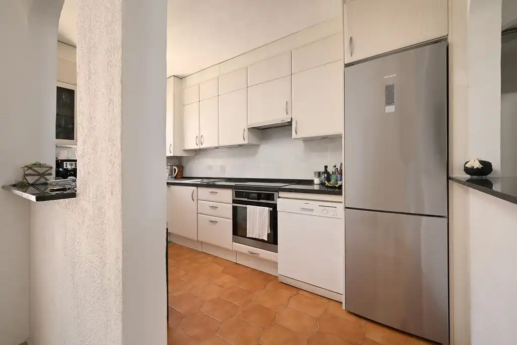 Cuina de Casa o xalet en venda en Benalmádena amb Aire condicionat, Jardí privat i Terrassa