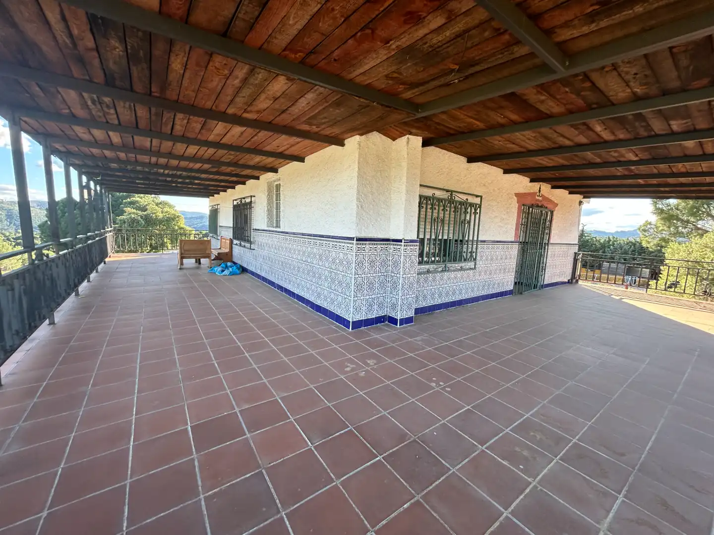 Terraza de Finca rústica en venta en Navas del Rey con Calefacción, Jardín privado y Terraza