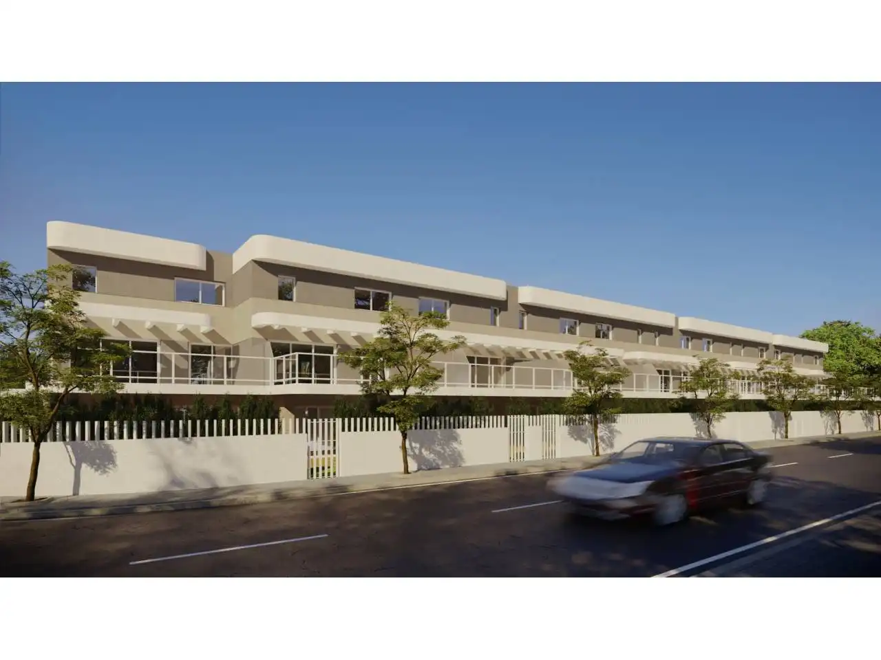 Vista exterior de Apartamento en venta en Monforte del Cid con Aire acondicionado, Jardín privado y Terraza