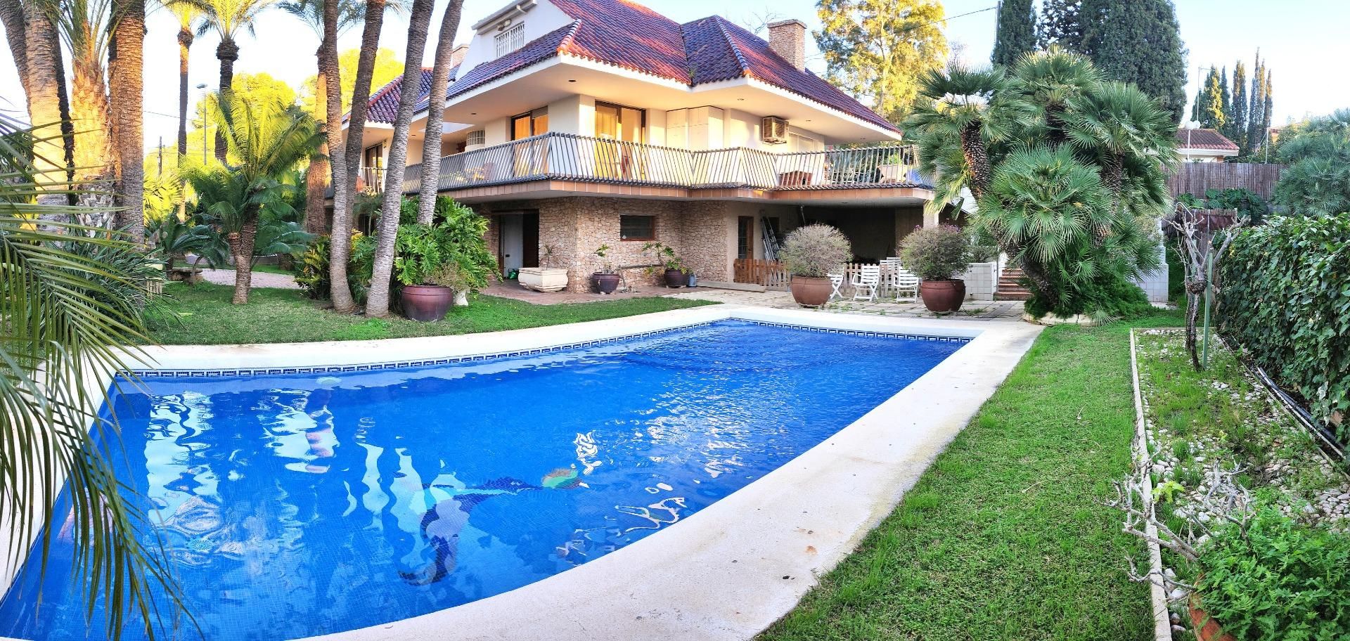 Swimming pool of Houses for sale in  Murcia Capital  with Air Conditioner, Private garden and Terrace