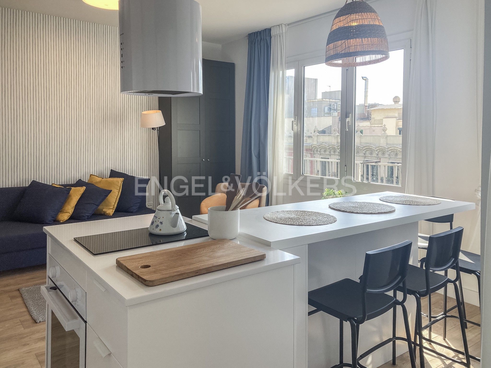 Cuina de Apartament en venda en  Barcelona Capital amb Aire condicionat, Calefacció i Parquet