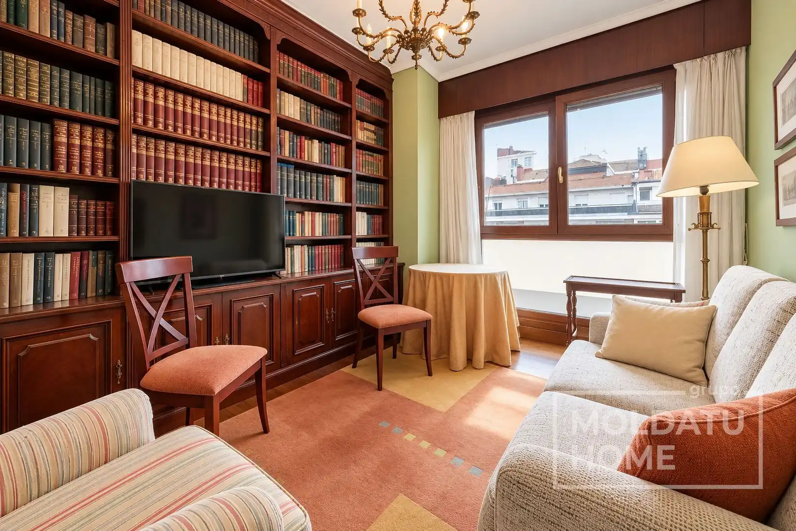 Sala d'estar de Pis en venda en Deusto