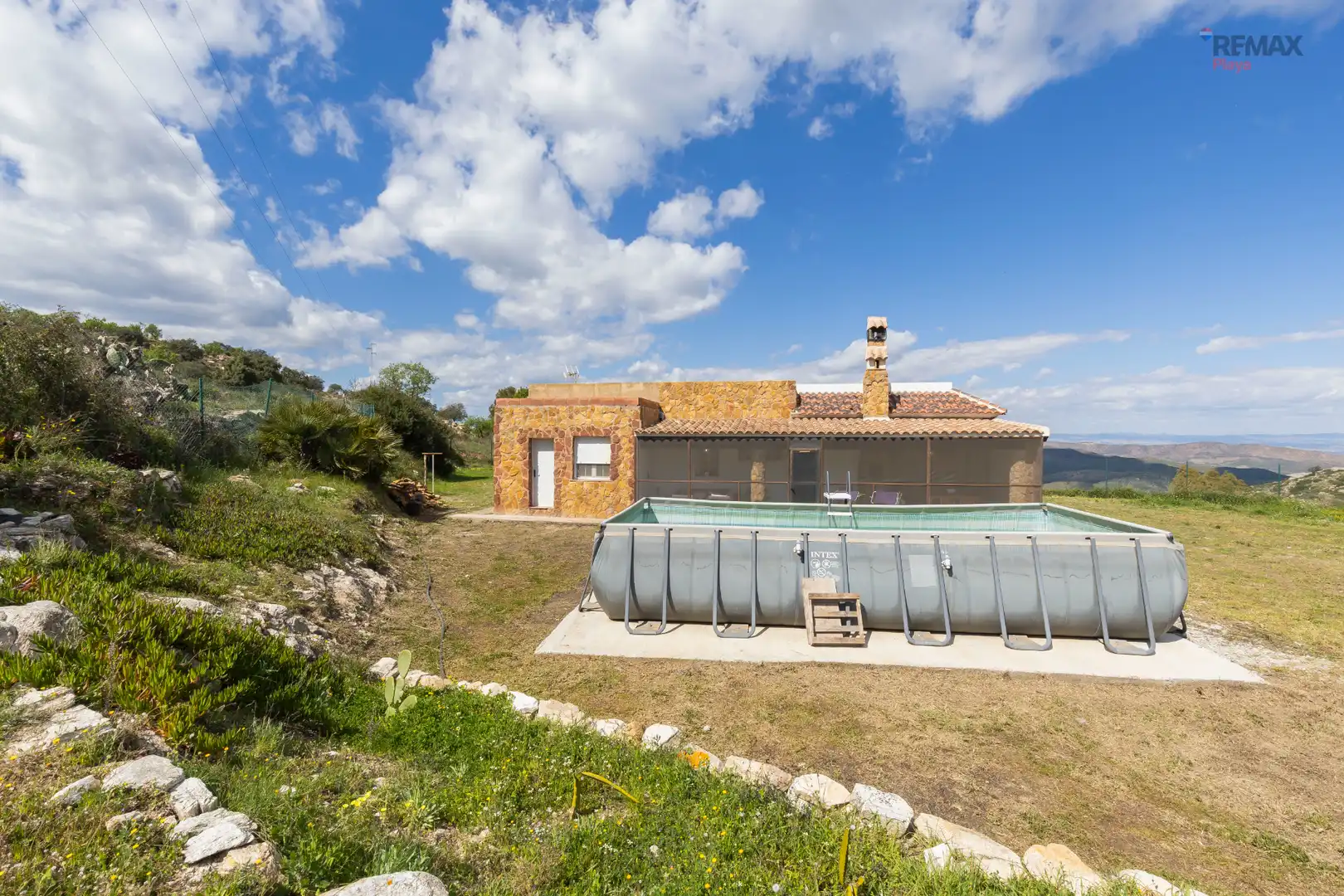 Swimming pool of Country homes for sale in Bédar  with Air Conditioner, Private garden and Terrace