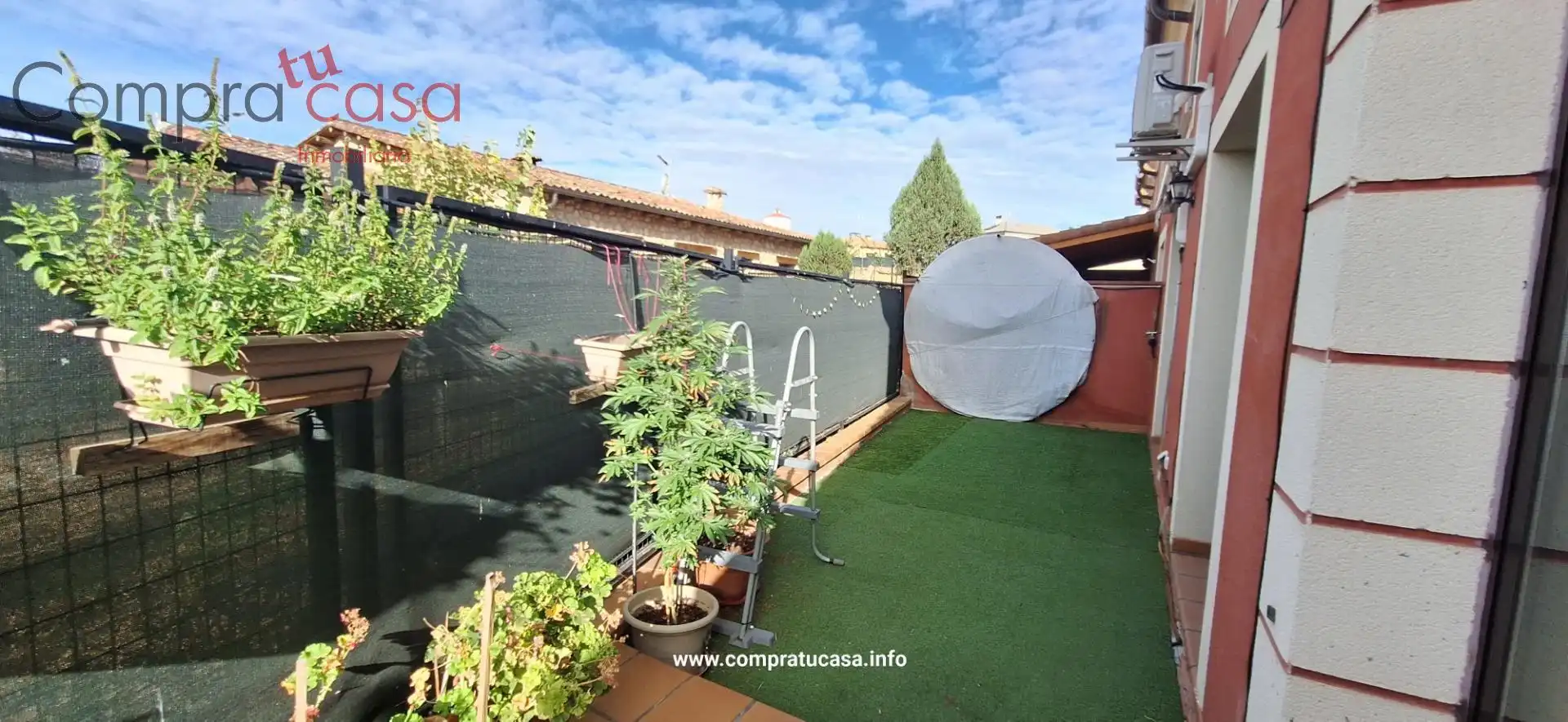 Terraza de Casa adosada en venta en Los Huertos, Segovia