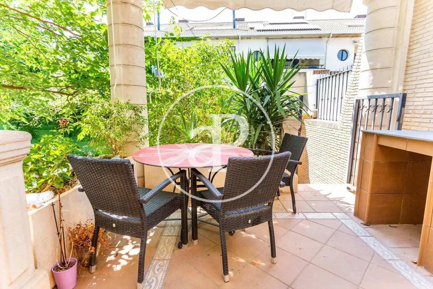 Terraza de Casa adosada en venta en Picanya con Aire acondicionado, Calefacción y Jardín privado