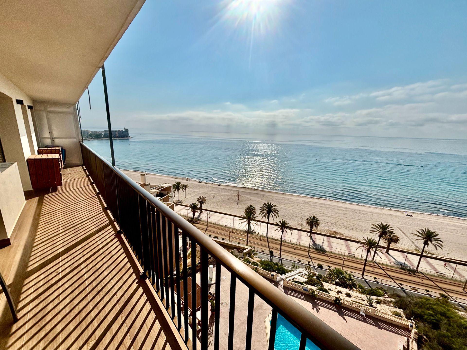 Bedroom of Flat for sale in El Campello  with Air Conditioner, Terrace and Community pool