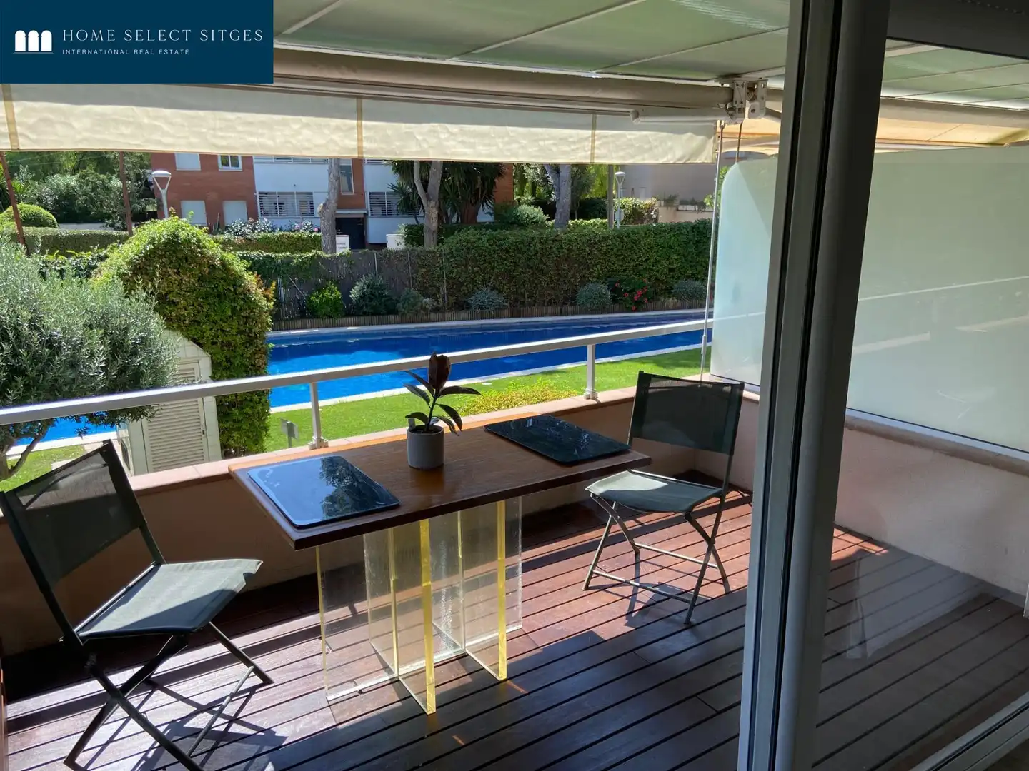 Terrace of Apartments for rent in Sitges  with Air Conditioner, Heating and Private garden