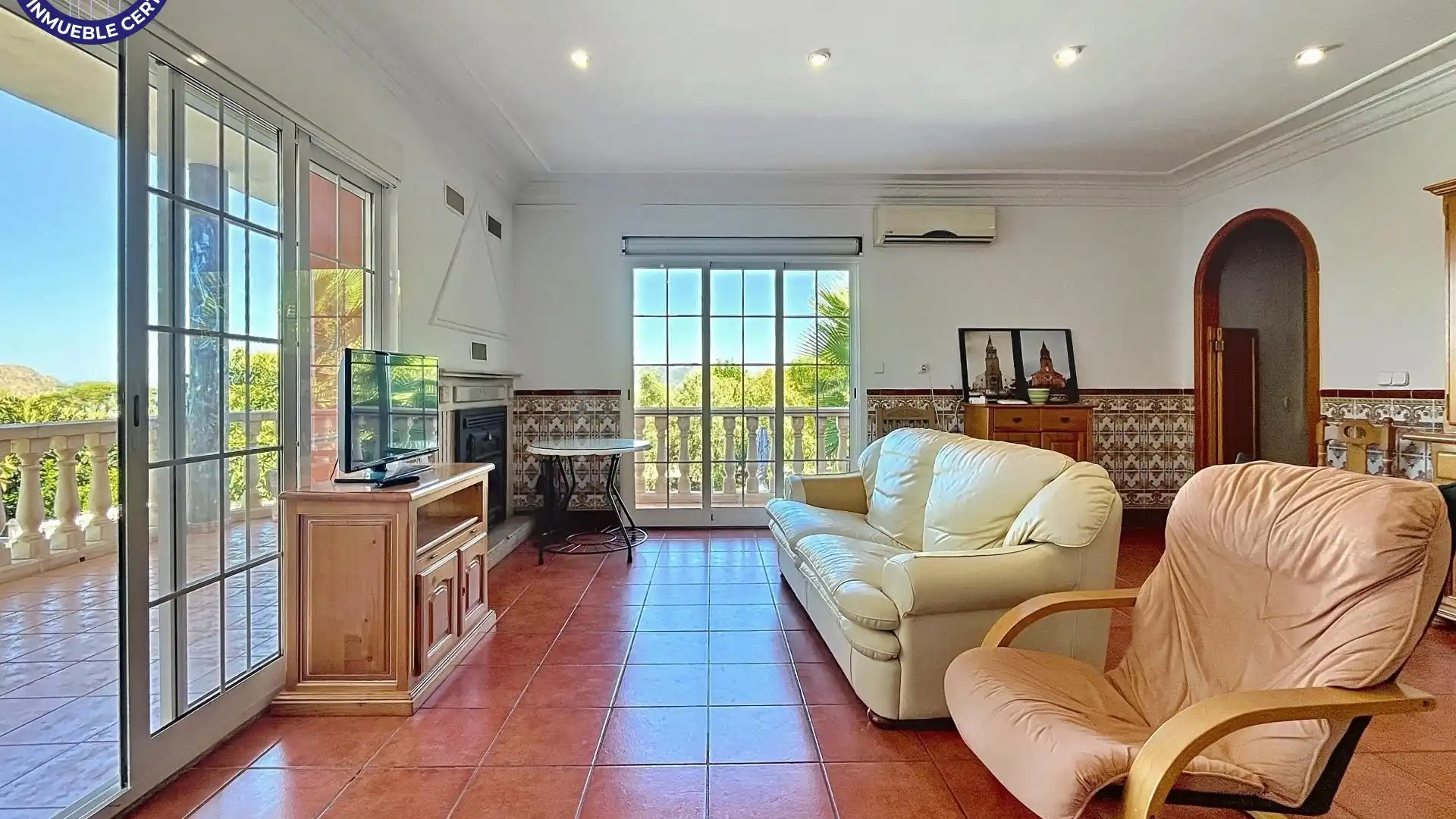 Sala de estar de Casa o chalet en venta en Xàtiva con Aire acondicionado, Calefacción y Jardín privado