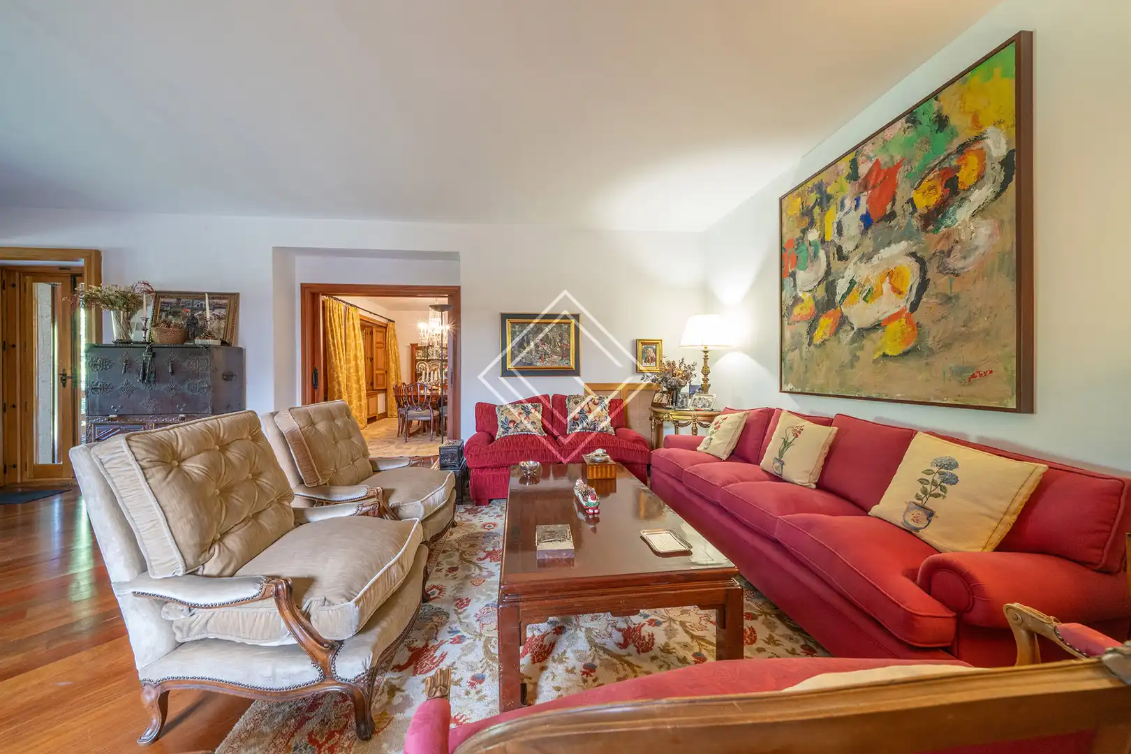 Sala de estar de Casa o chalet en venta en Madrid con Calefacción, Jardín privado y Terraza