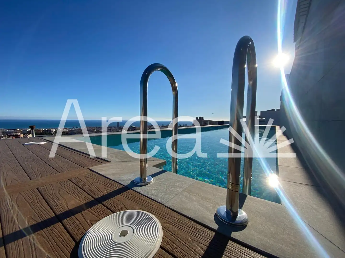 Piscina de Piso de alquiler en Mataró con Aire acondicionado, Calefacción y Terraza