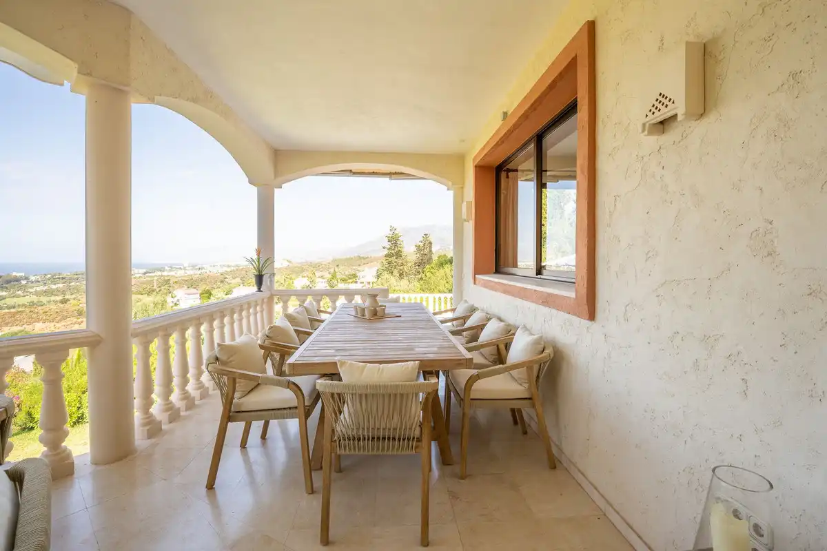 Terraza de Casa o chalet en venta en Marbella con Piscina