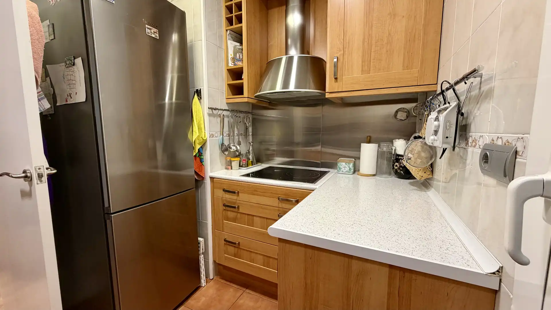 Kitchen of Flat for sale in Cornellà de Llobregat  with Balcony
