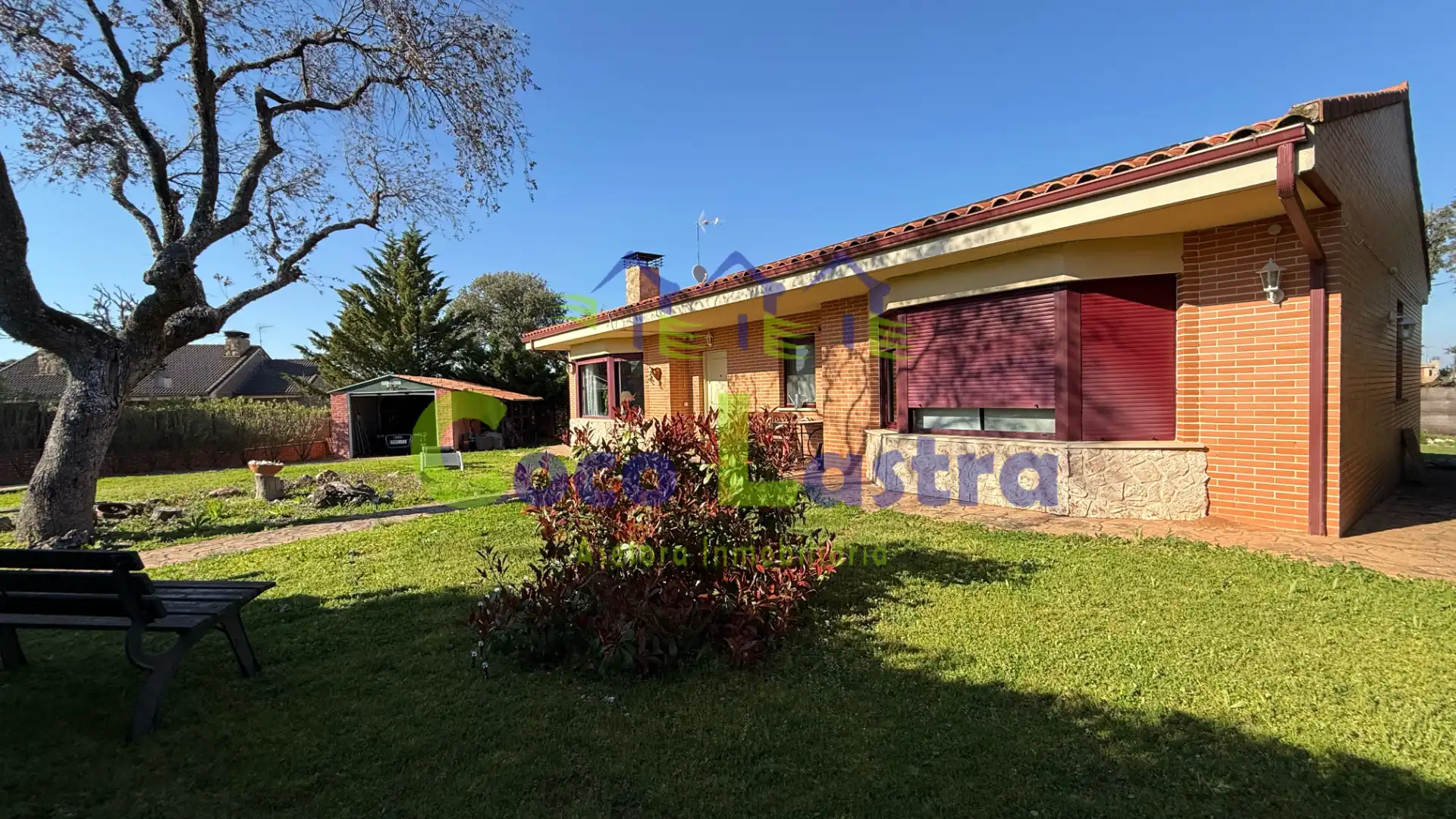 Vista exterior de Casa o chalet en venta en Carrascal de Barregas con Aire acondicionado, Calefacción y Jardín privado