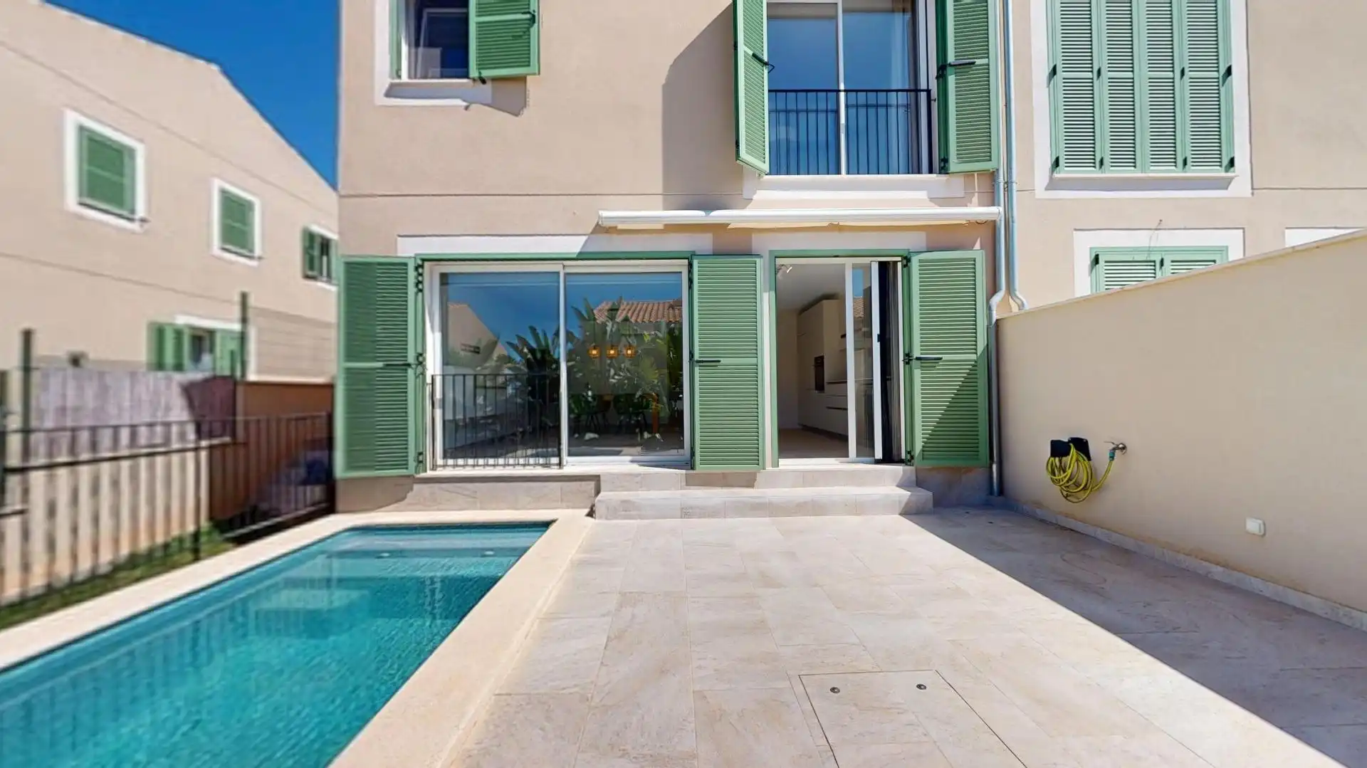 Vista exterior de Casa adosada en venta en Marratxí con Aire acondicionado, Jardín privado y Terraza