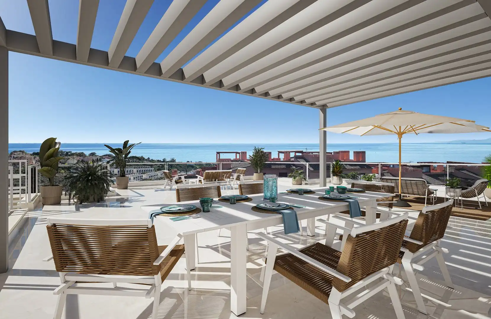 Terrace of Attic for sale in Manilva  with Air Conditioner, Heating and Terrace