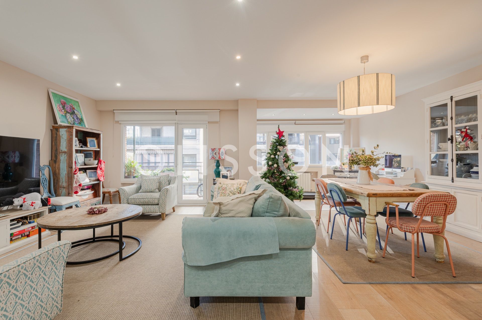 Sala d'estar de Pis en venda en  Madrid Capital amb Aire condicionat, Calefacció i Terrassa