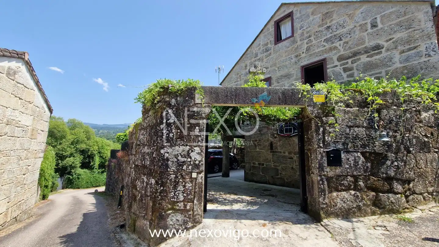 Außenansicht von Haus oder Chalet zum Verkauf in Mondariz mit Heizung, Privatgarten und Terrasse