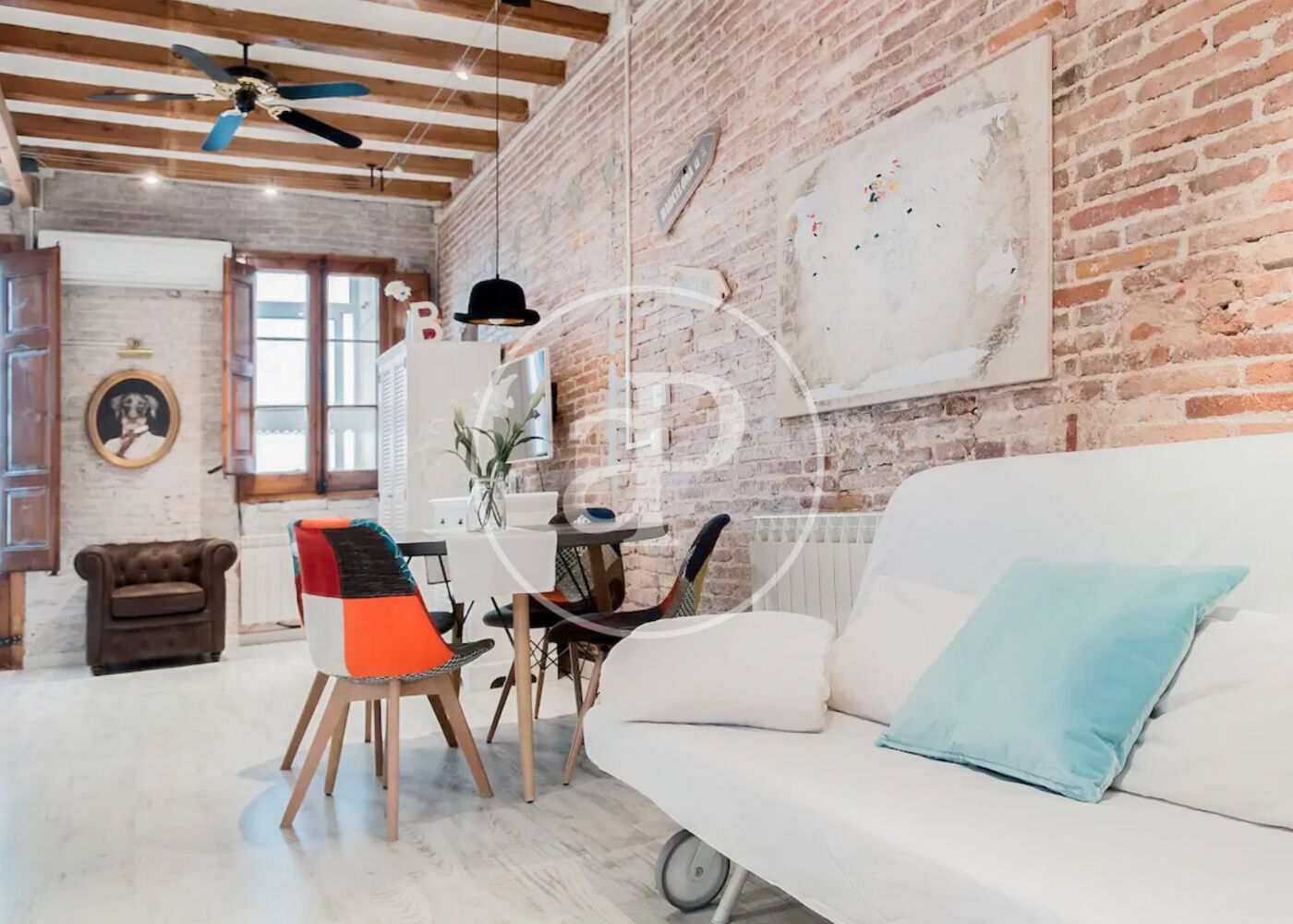 Sala de estar de Piso en venta en  Barcelona Capital con Aire acondicionado y Calefacción