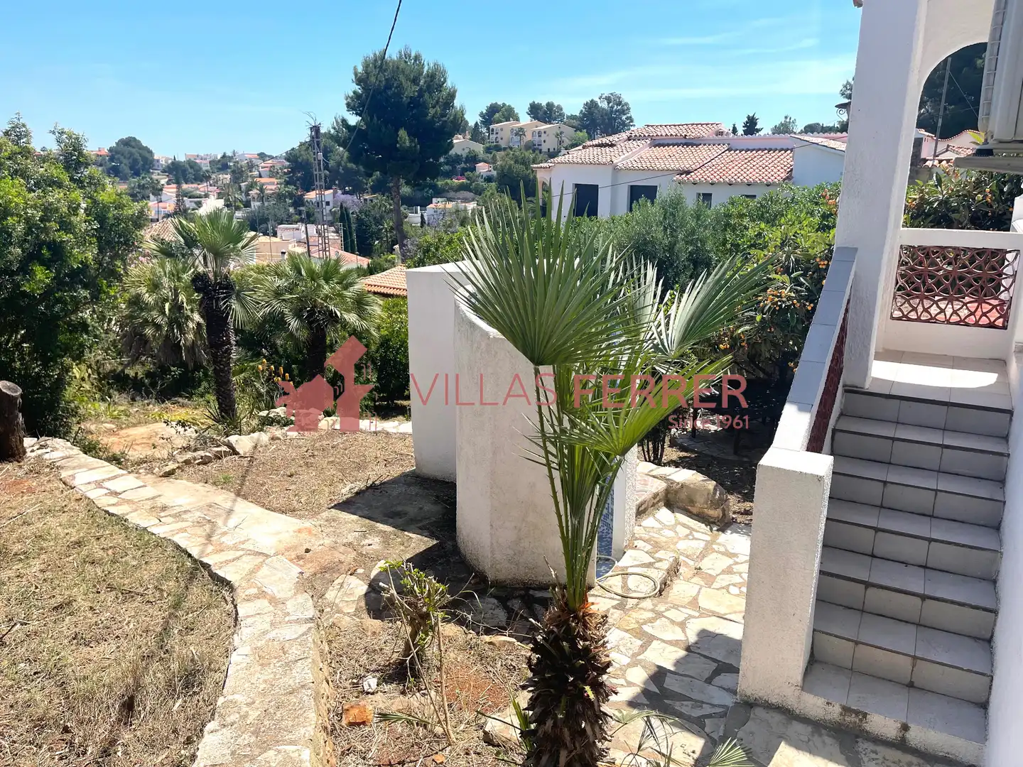 Exterior view of Houses for sale in Dénia  with Air Conditioner, Private garden and Terrace